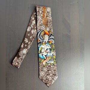 Ed Hardy by Christian Audigier Men’s Silk Neck Tie